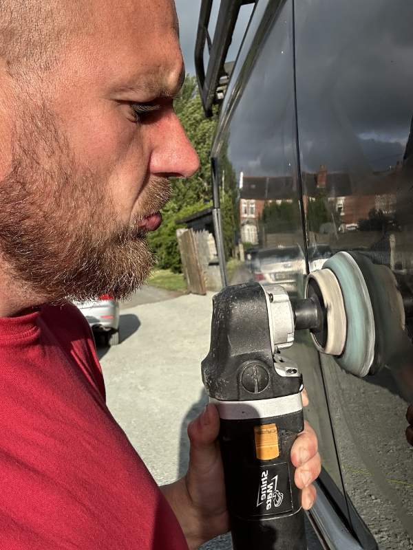 Machine polishing before ceramic coating — mobile detailing Dublin Wicklow