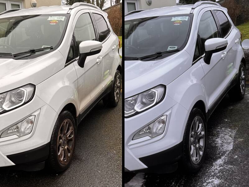 Ford EcoSport before and after